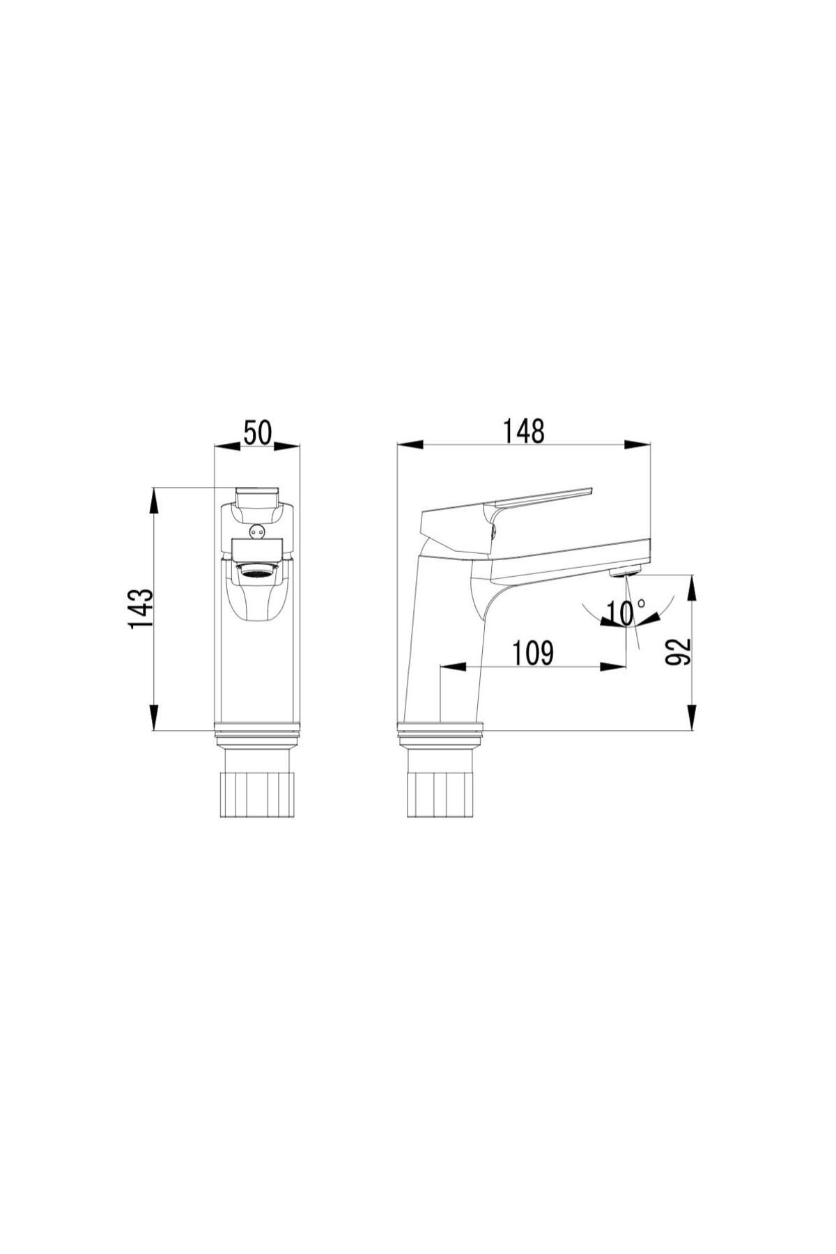 Bt.ln1500 Luna Lavabo Armatürü