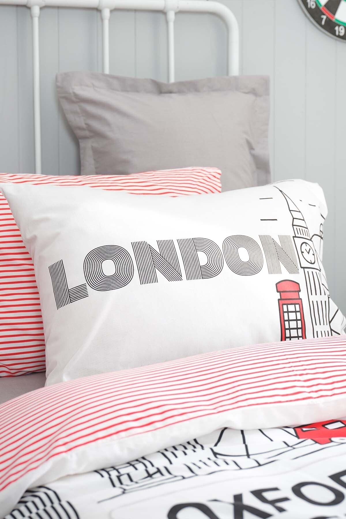 Young London %100 Pamuk Tek Kişilik Nevresim Takımı
