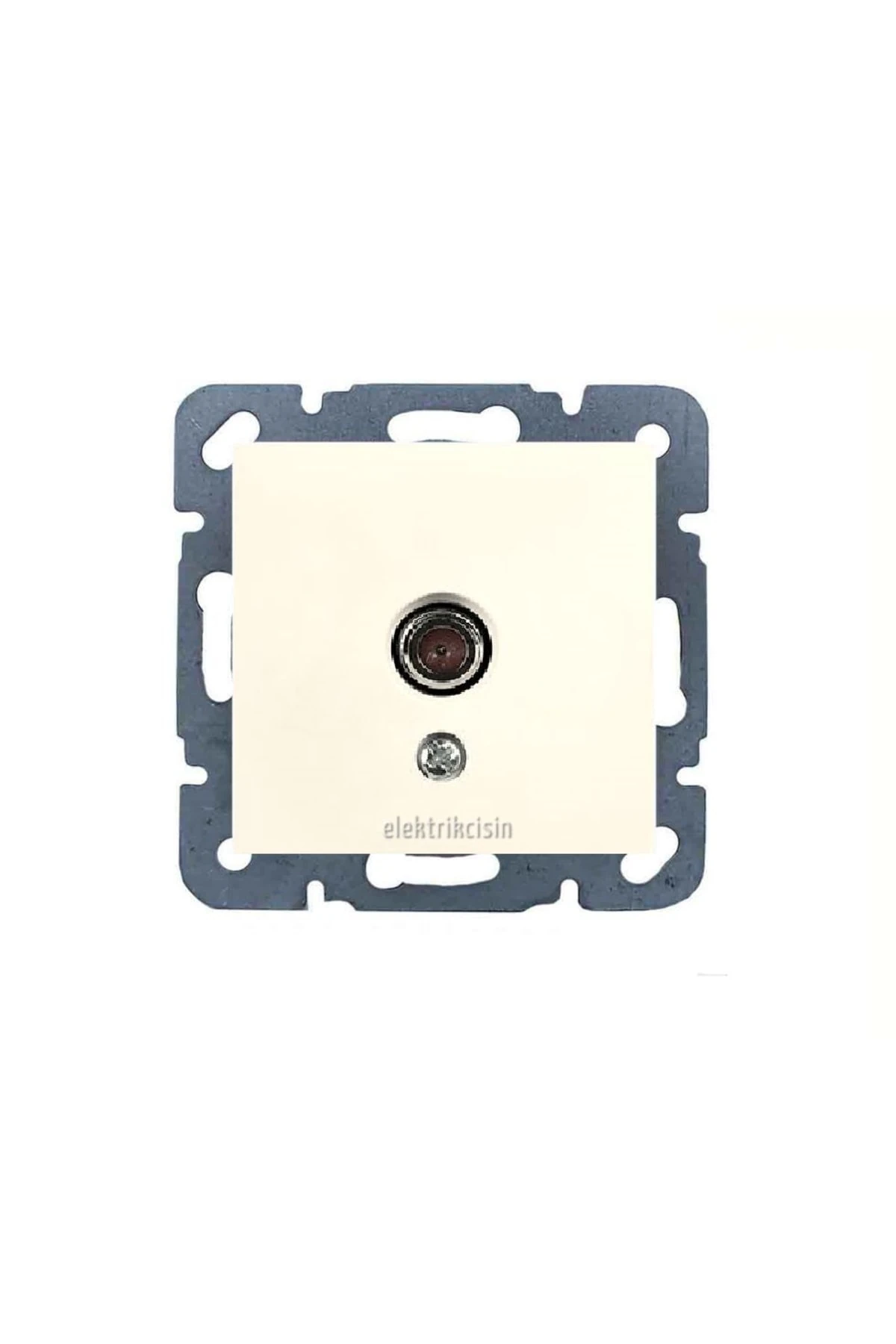 Meridian Krem Uydu Prizi F Konnektörlü (sonlu) (çerçeve Hariç) 12 Adet