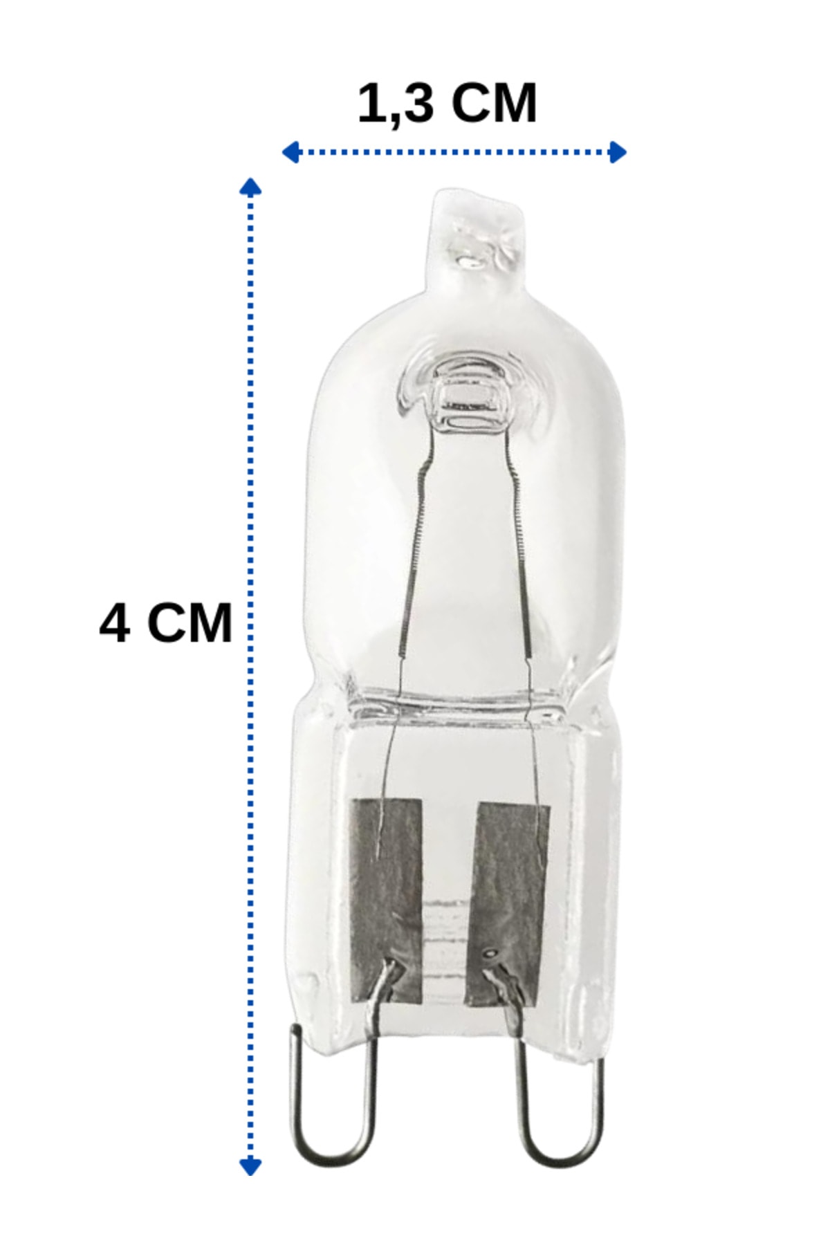 Halopin Oven 25W 2700K (Sarı Işık) G9 Duylu Halojen Fırın Ampulü