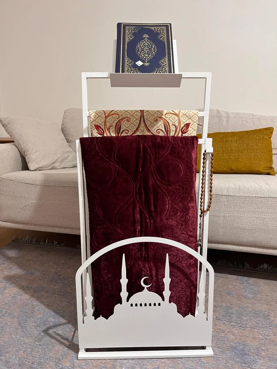 Safa Premium Rahleli Seccade Askısı ,islami Dekor