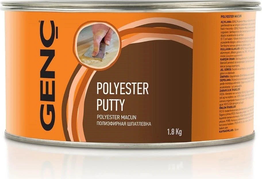 Polyester Macun Sarı Takım 1.8/1