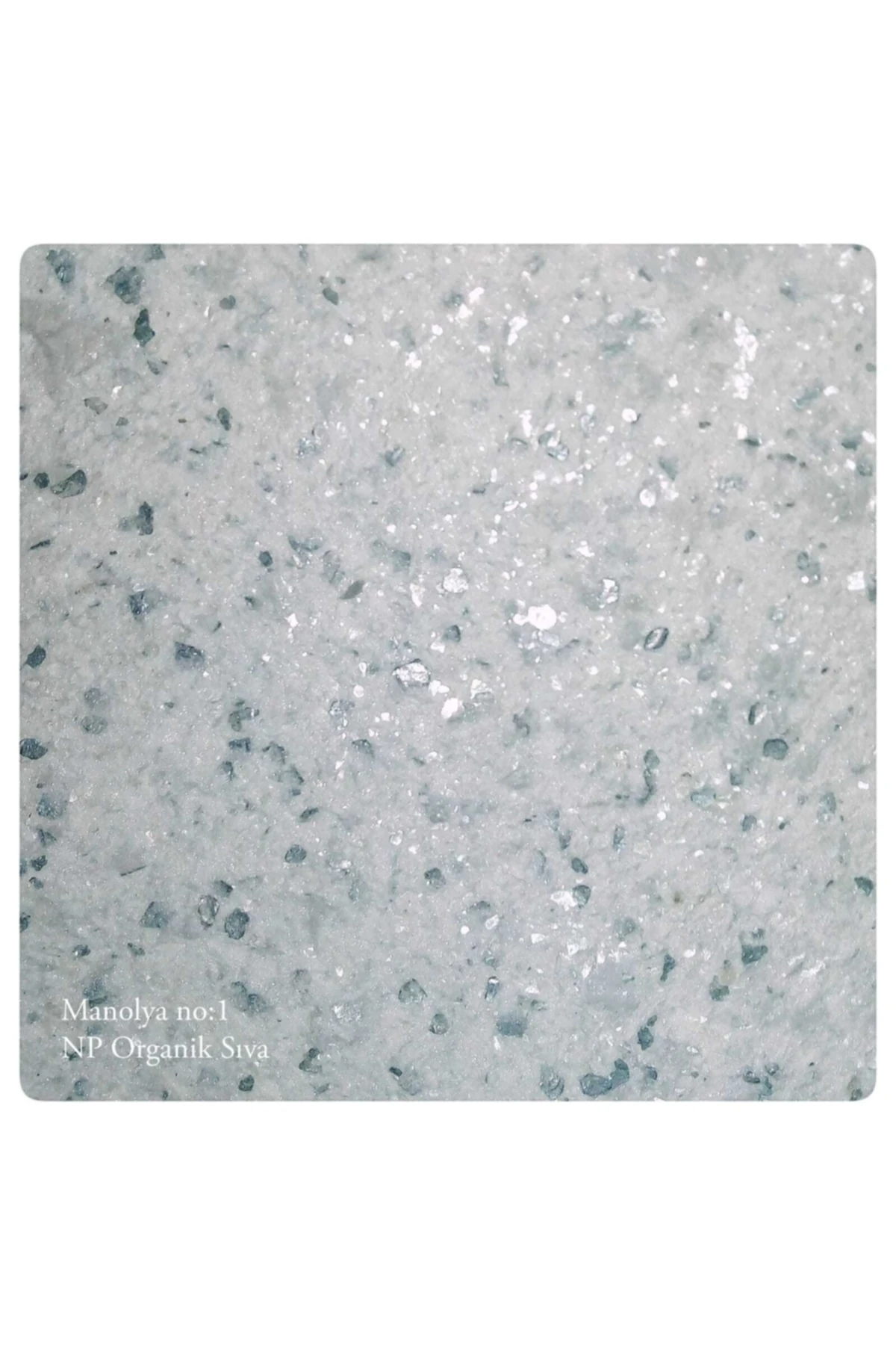 Enerjik Isı Ve Ses Yalıtımlı Ipek Sıva Manolya Serisi - Mnl 001 Mix Turkuaz Beyaz