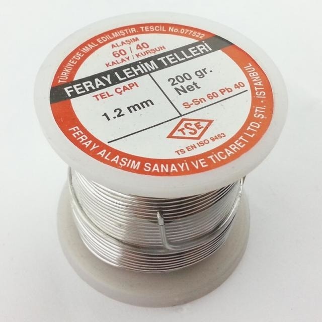 Lehim Teli 200Gr 1,2Mm 60/40