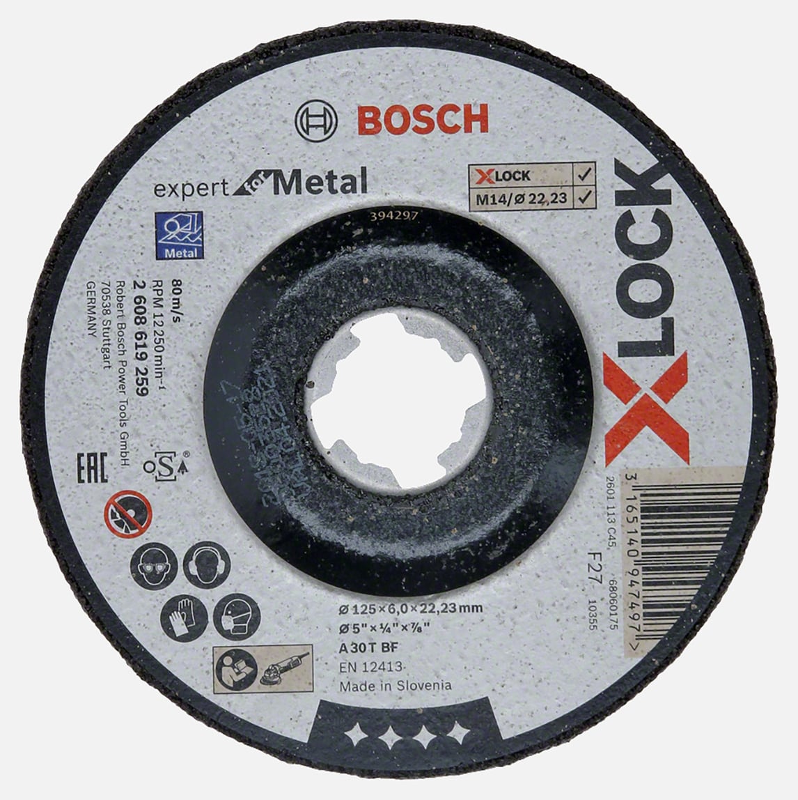 X-Lock 125X6,0 mm Expert For Metal Taşlama Diski