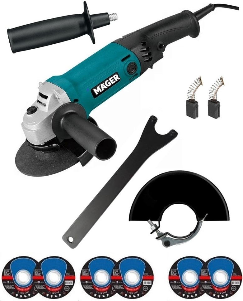 MGR10125TS 6 Kademe Devir Ayarlı 11000 Rpm Taşlama Makinası 6 Adet Inoks