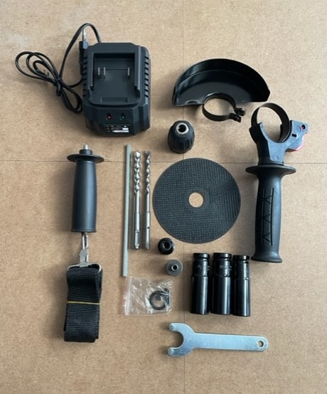 21VOLT Akülü Kırıcı Delici Akülü Taşlama Soman Sıkma 20PCS Set
