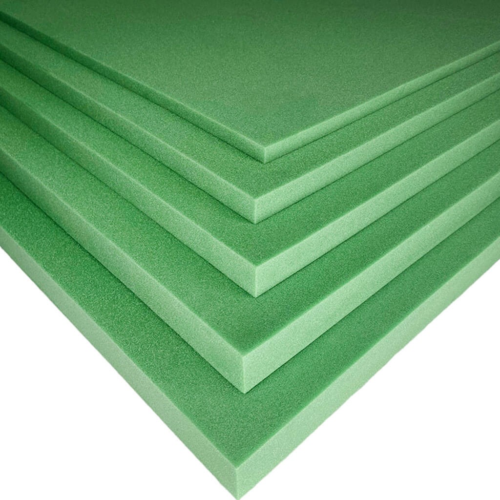 Yeşil Köpük Plaka 1 cm 110X100 cm - 1 Adet