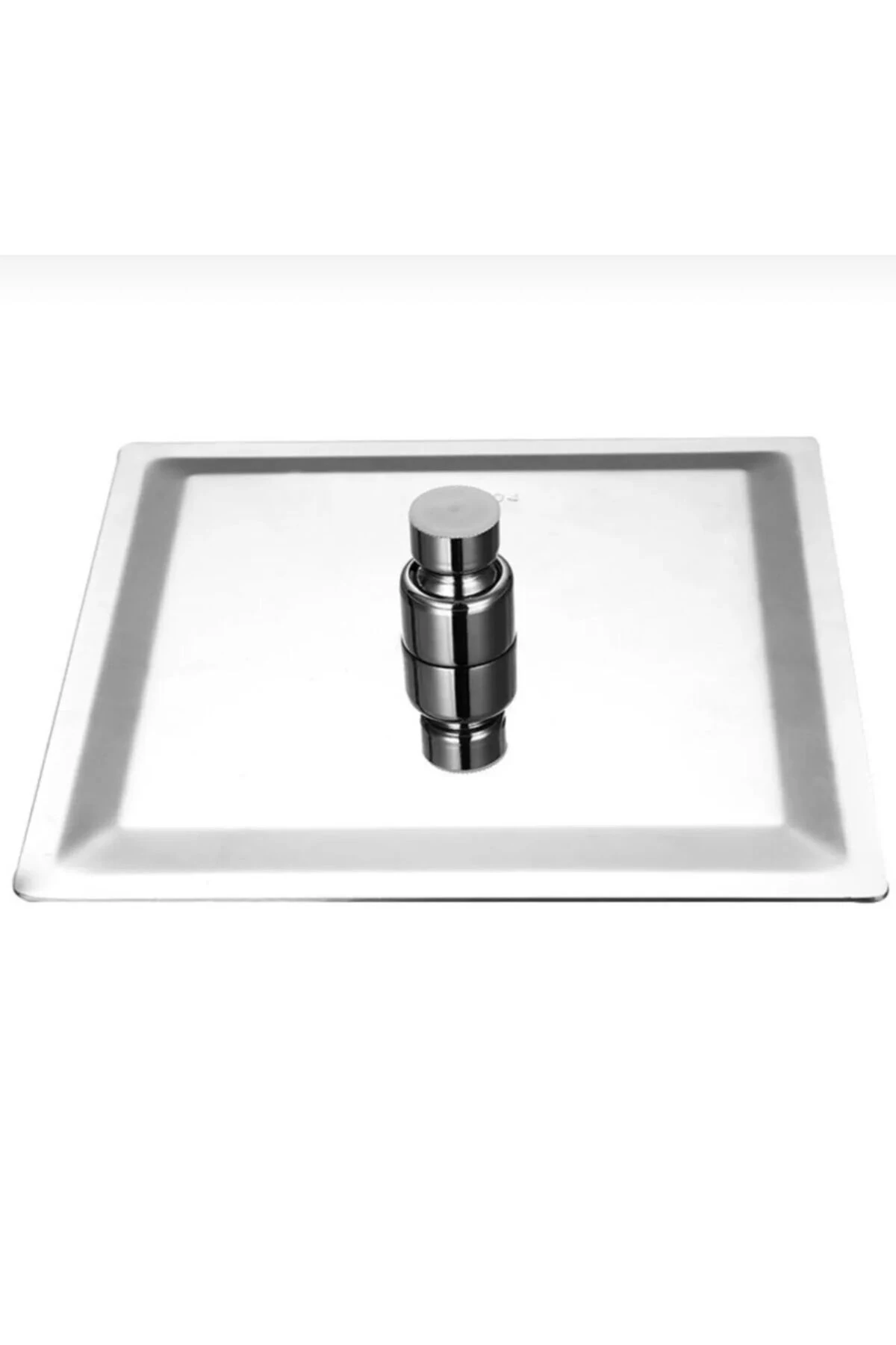 Tepe Duş Başlığı Kare Slim 304 Paslanmaz Metal 40x40 Cm