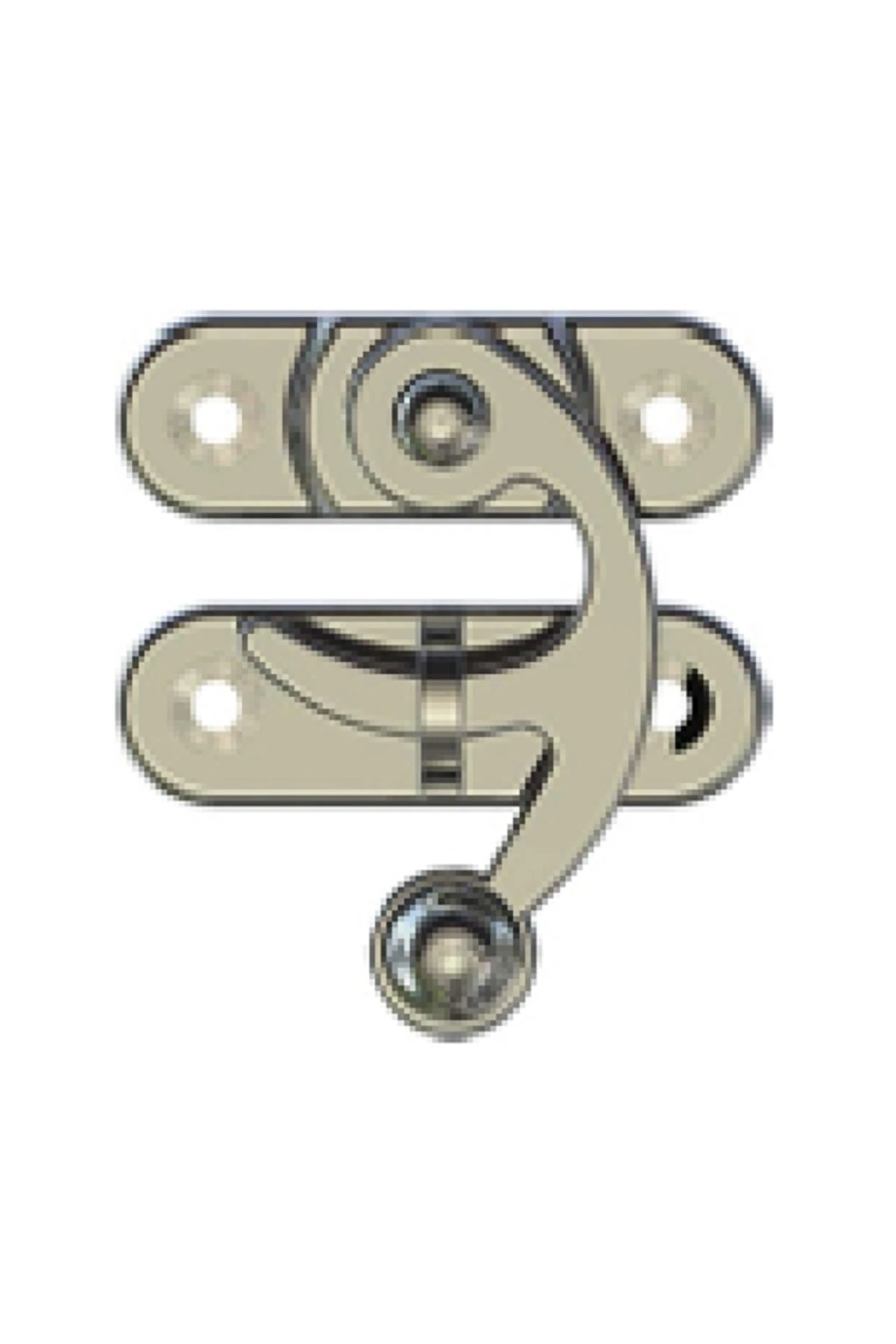 SÜPER KEDİ KİLİDİ "3 Adet Takım" Büyük Çengel Kilit, Klips, Sineklik Kapı, Pencere, Kombi Dolap VS..