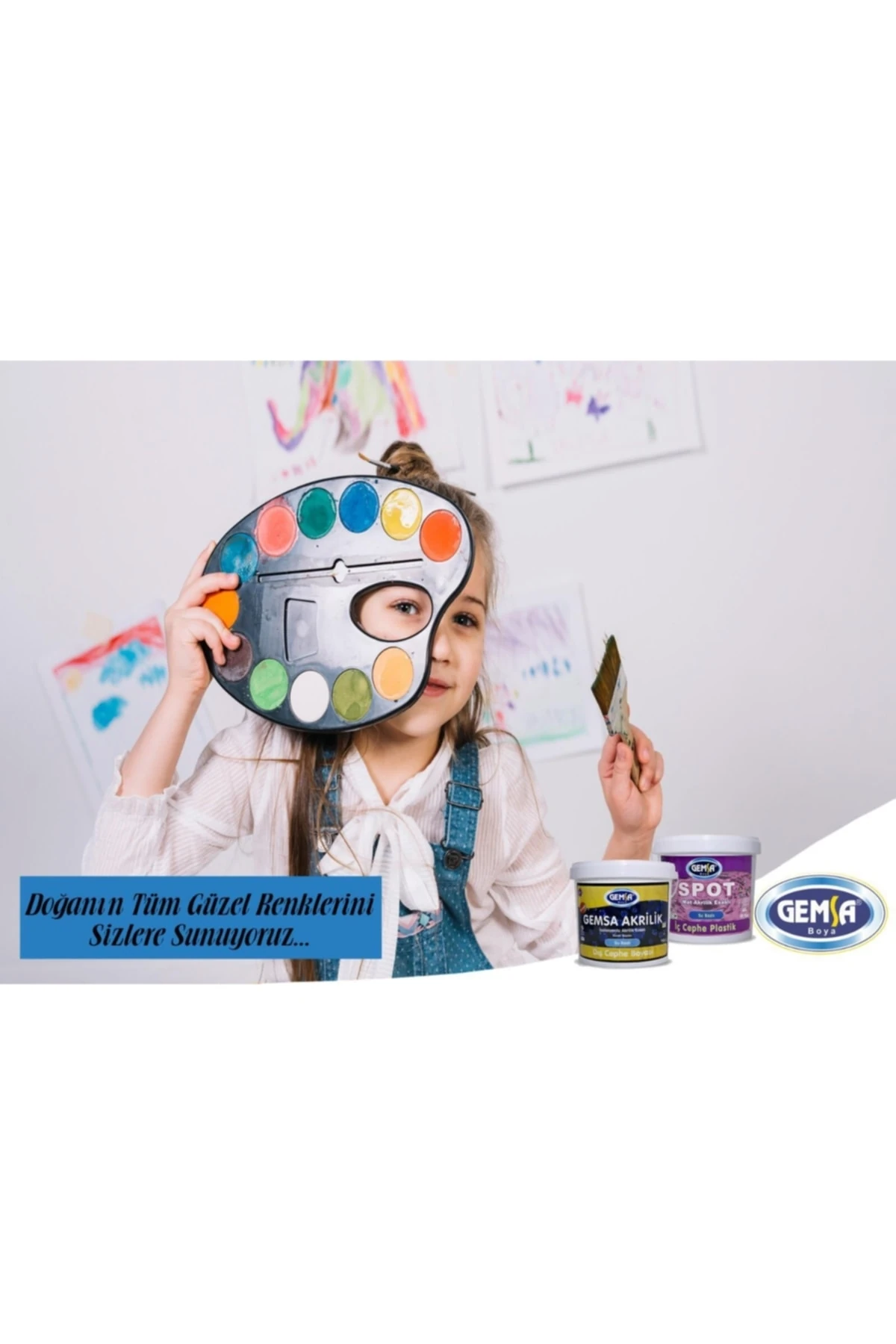 Gemsa Fiore Rapid Hıght Gloss Endüstriyel Boya 15 kg Beyaz