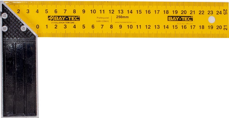 Baytec Gönye Sarı 250 Mm Mk0390 6347