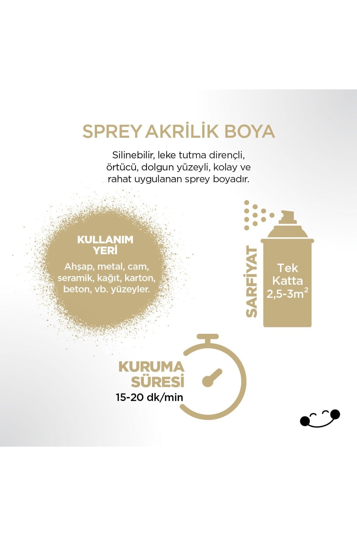 Krem Sprey Boya 400 ml (5 Adet )
