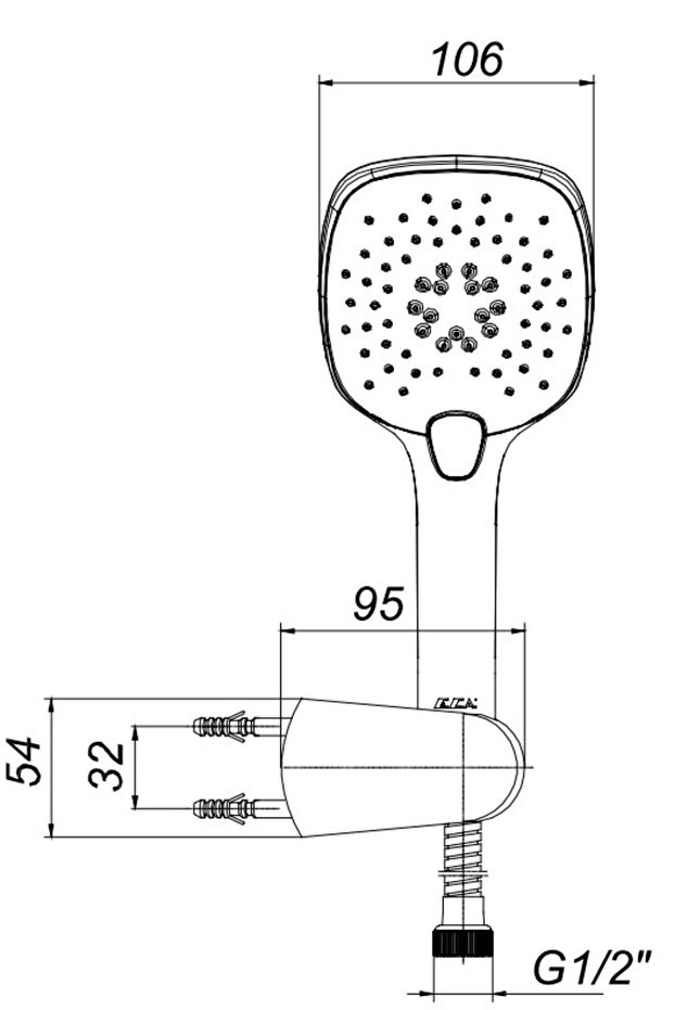 İcon Mafsallı Duş Seti Banyo Üst Takımı 102117393