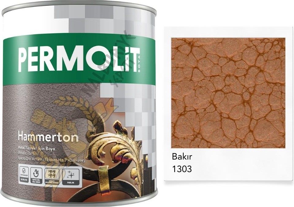 Hammerton Dekoratif Metal Boyası Bakır 0.75 Lt.