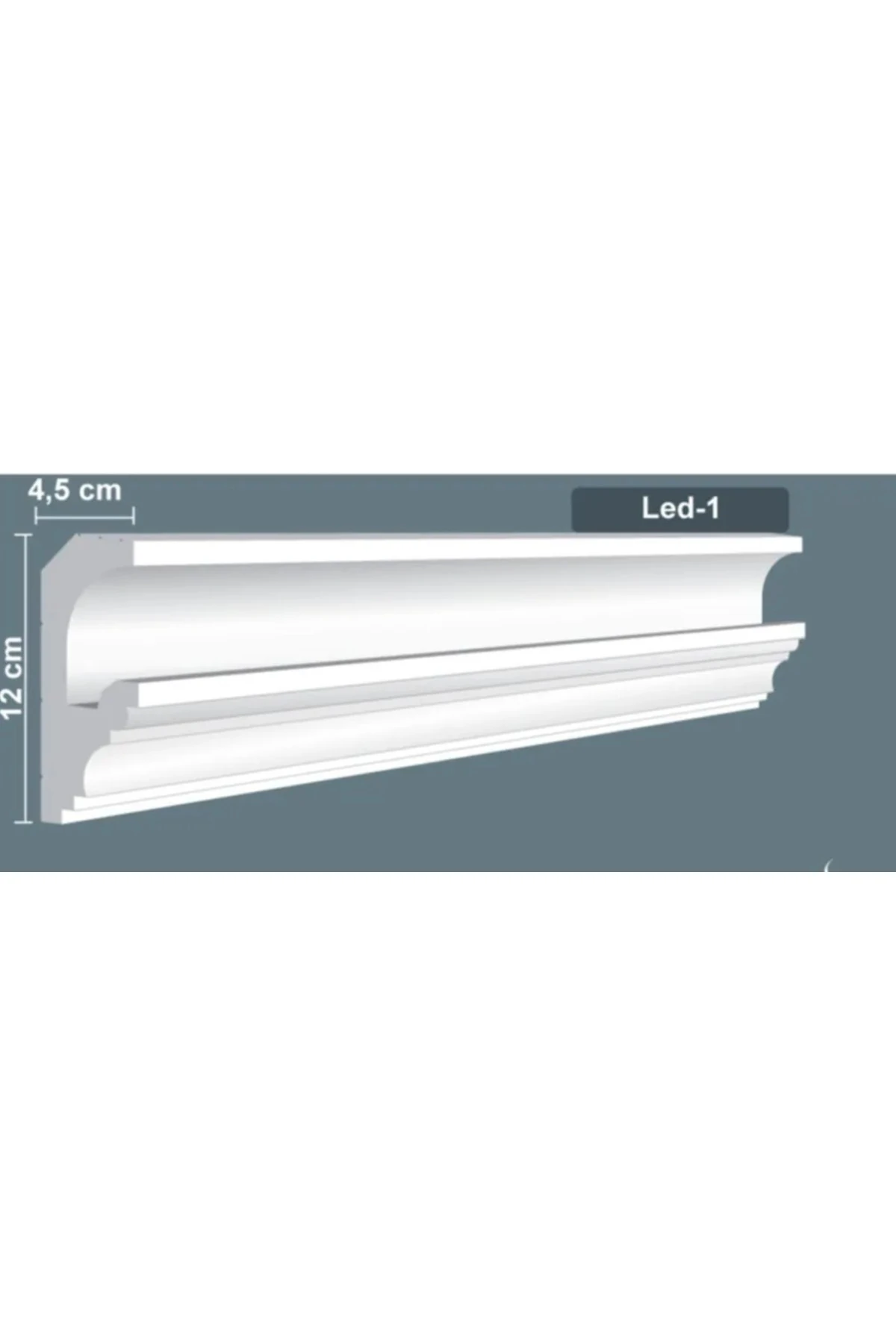 LED Stropiyer Kartonpiyer Işık Bandı (LED-49)  - 2 METRE