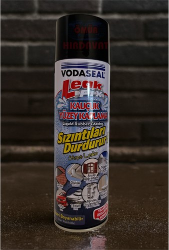 Leak Fix 200 ml – Siyah Kauçuk Bazlı Su Geçirmez Sızdırmazlık Spreyi