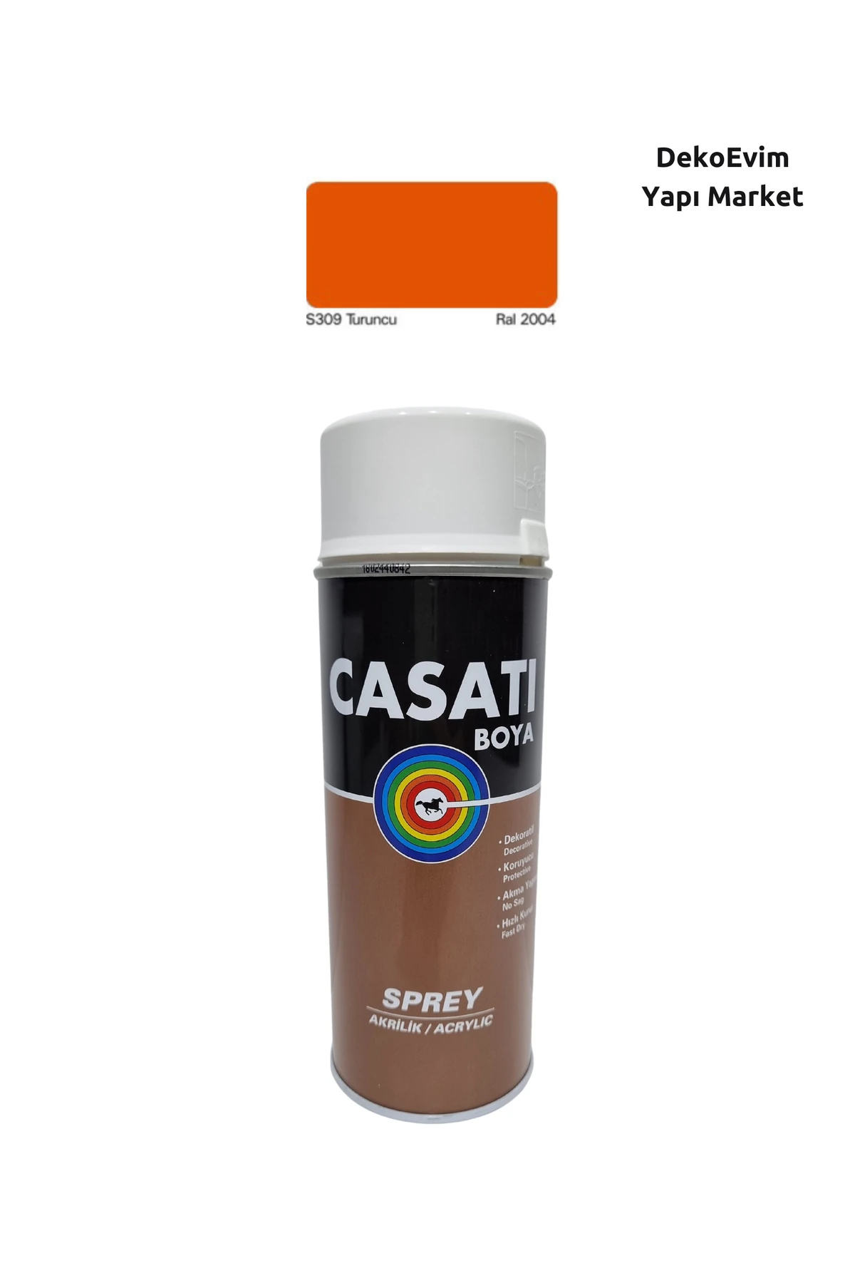 Sprey Boya S309 Turuncu 400 Ml.
