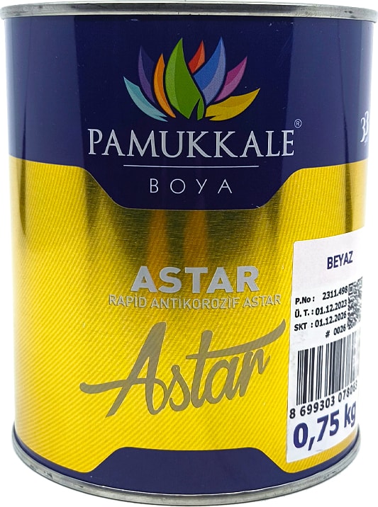 Rapid Hızlı Kkuruyan Metal Yüzey Astarı 0,75 Lt Beyaz