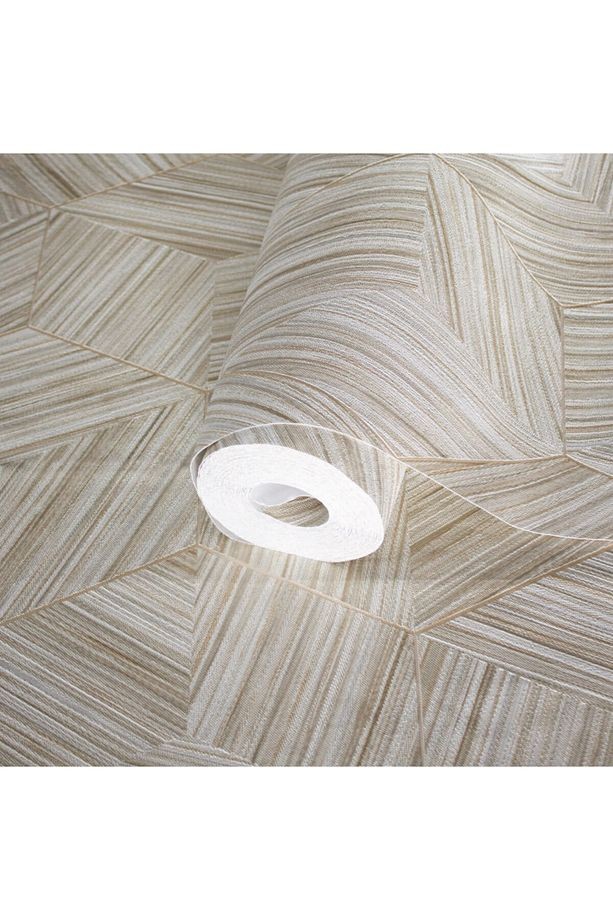 Octagon Geometrik Desenli Duvar Kağıdı 1211-2 (1211-2 / 10.0 MTR)