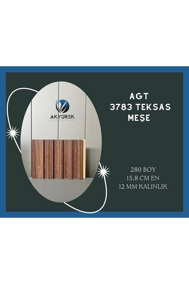 Akyürek Agt Lb 3783 Teksas Meşe Dekor Profi?l Duvar Kaplama Duvar Panel Lambri?