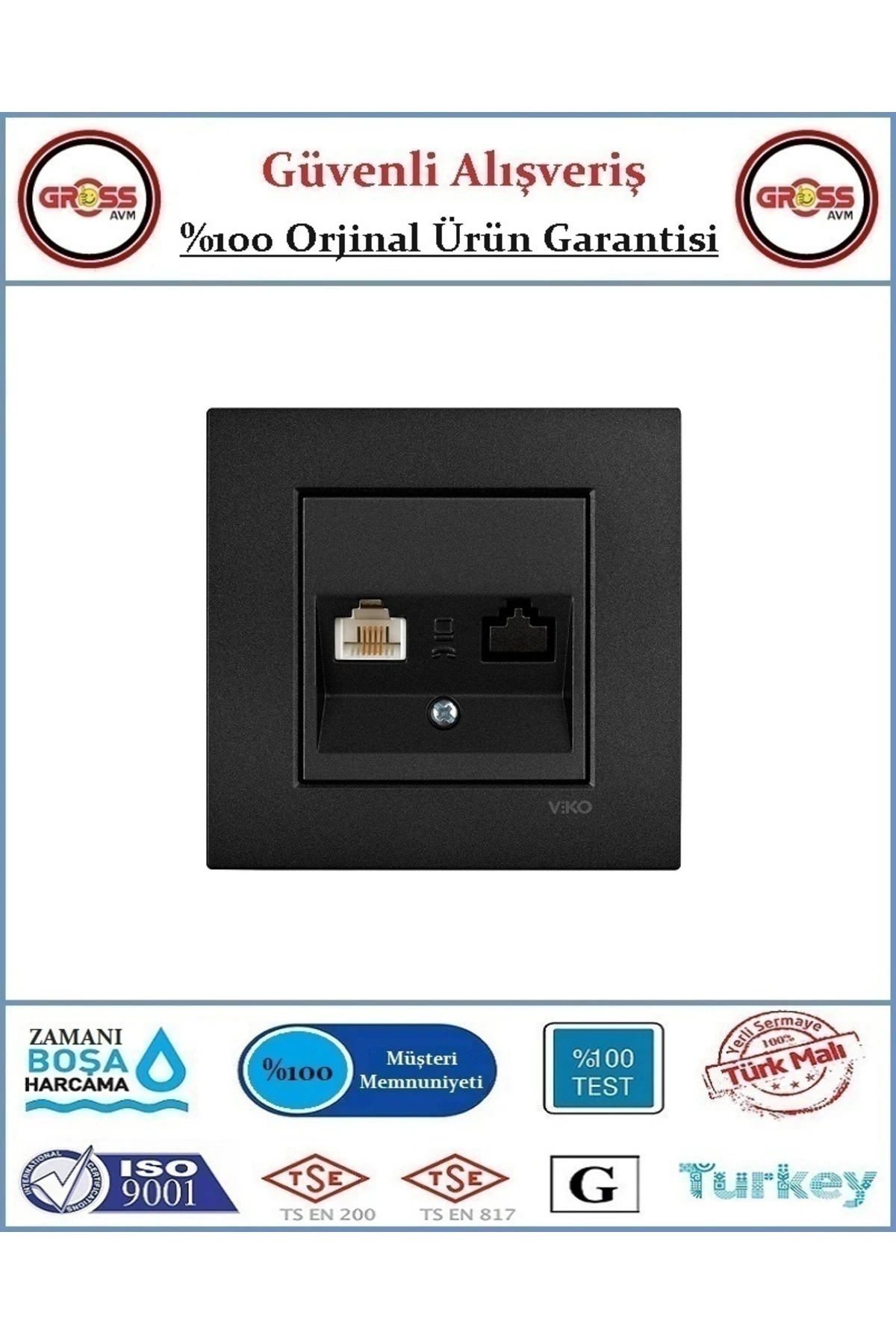 Novella Telefon Prizi - Çerçeve Dahil - Orjinal Ürün - Renk Siyah