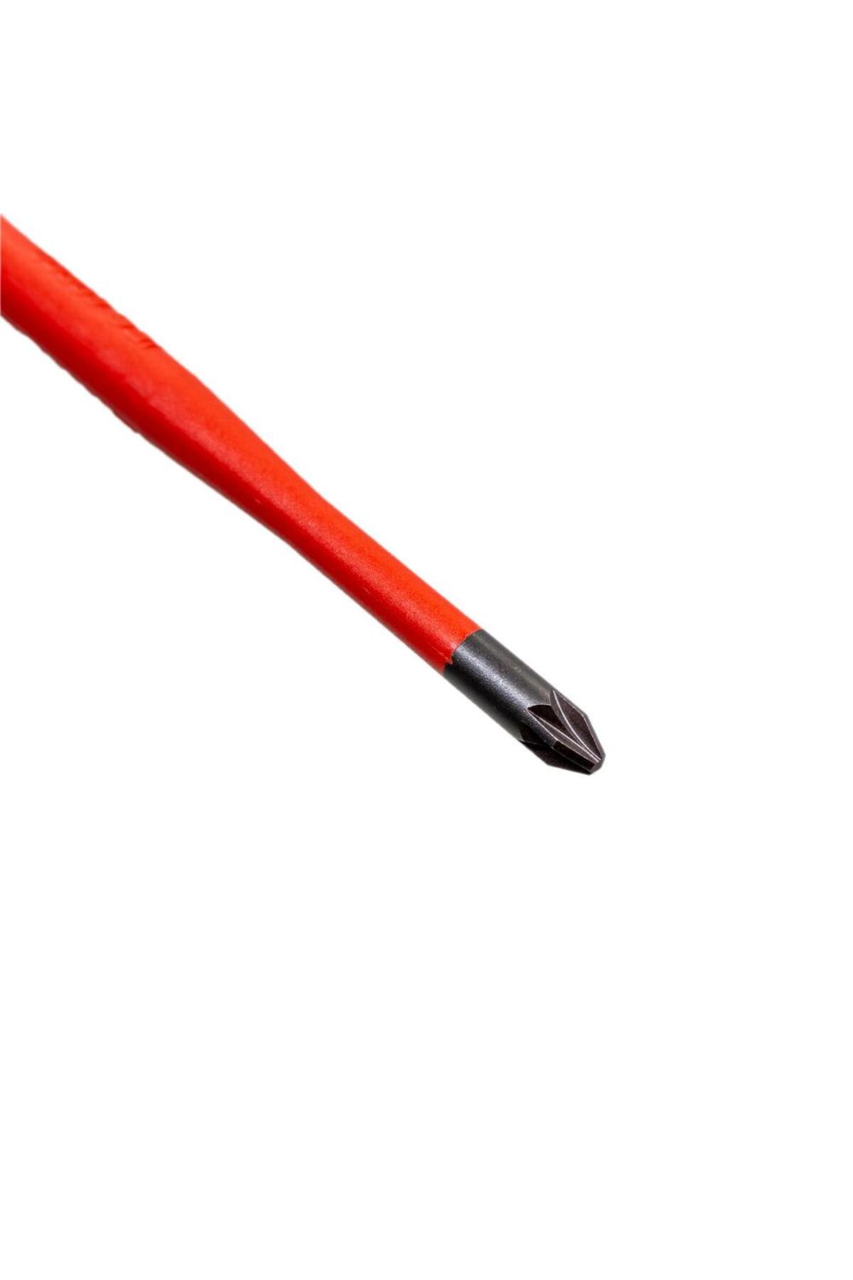 1000V Elektro Slim Yıldız Uçlu Tornavida PZ2 6x100 mm