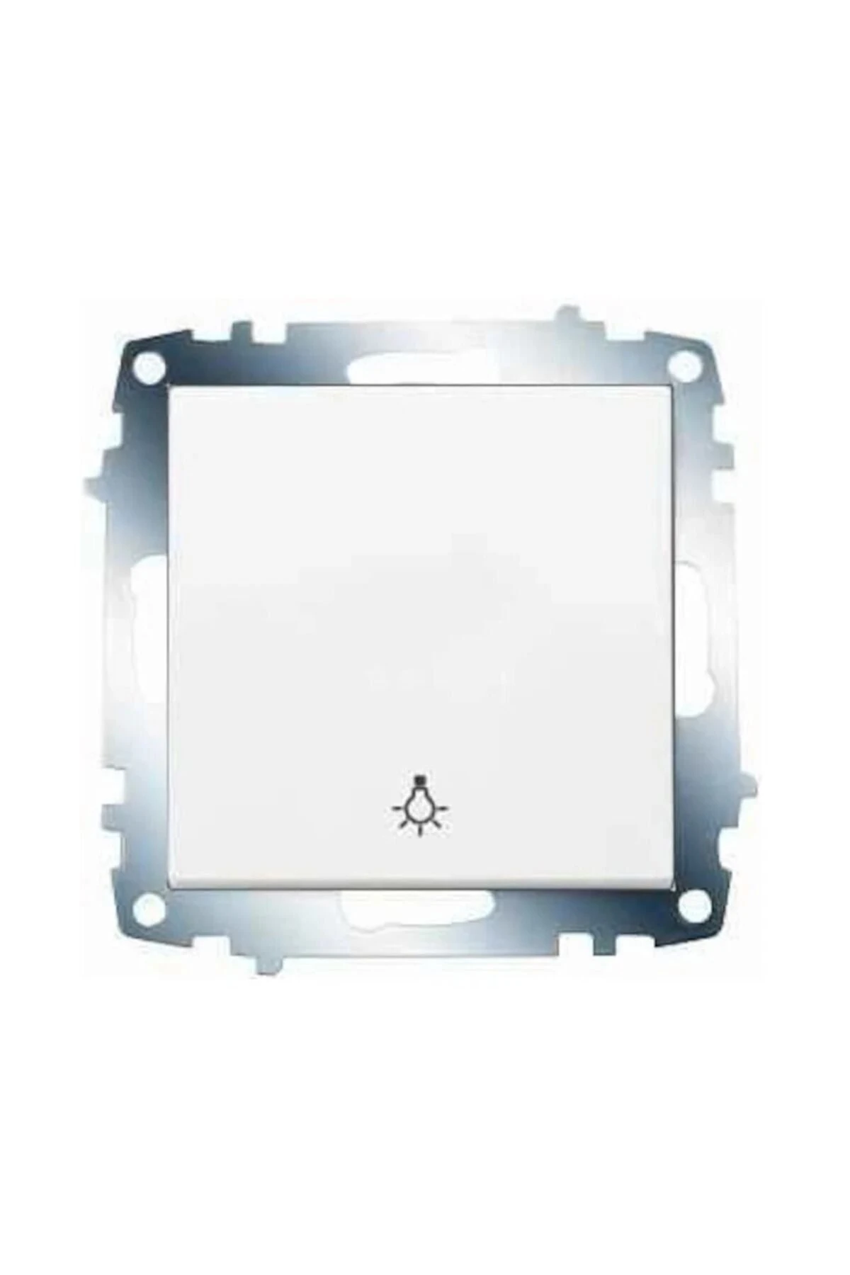 Beyaz Light Yaylı Anahtar Çerçevesiz - 90967003