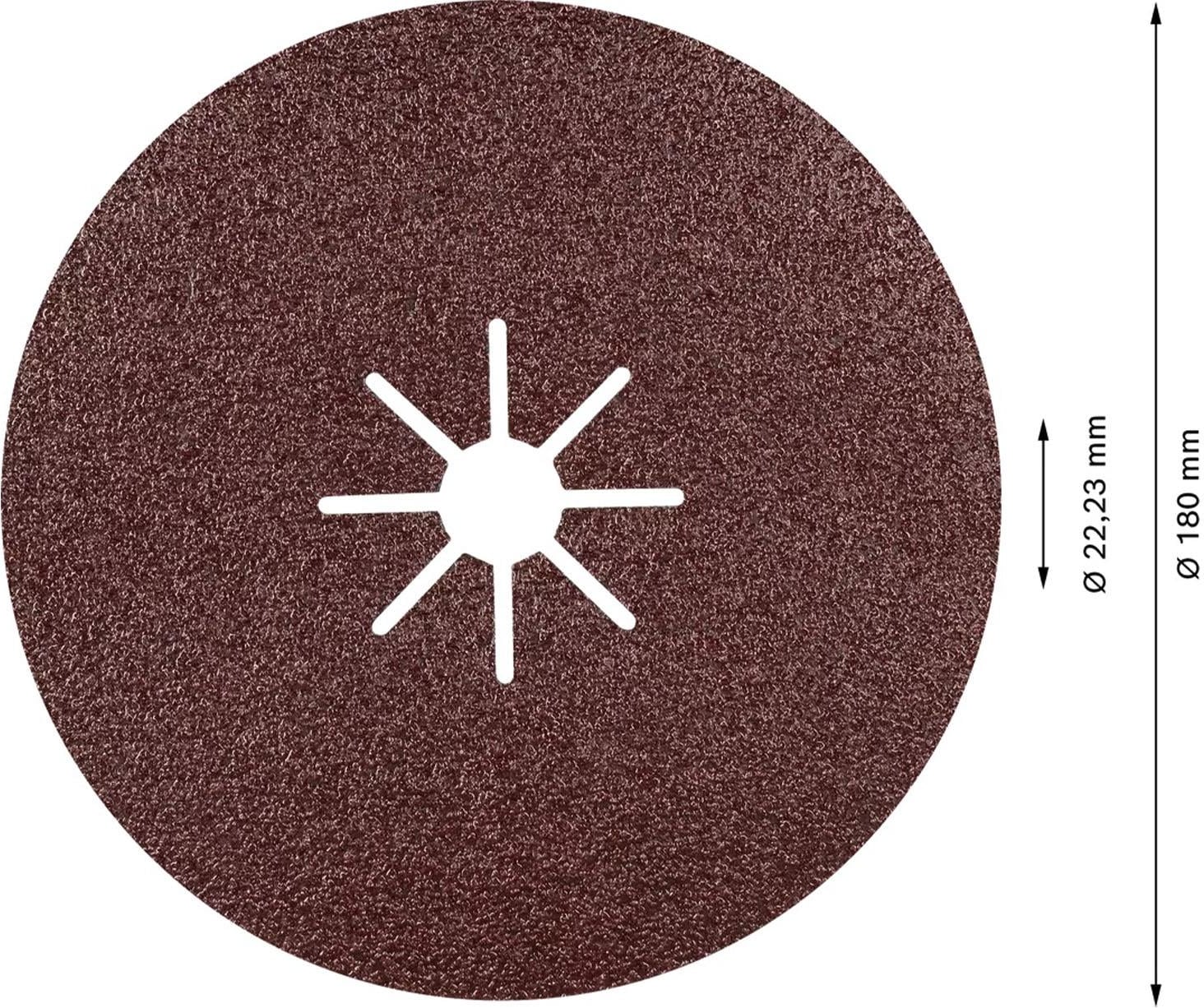 BOSCH R781 Expert 180 mm 60 Kum Metal Disk Zımpara 25'li 2608621798