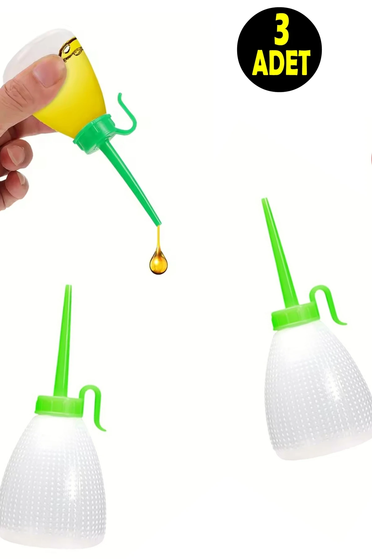 3 ADET 60 Ml Motor Siliikon Makina Makine Yağı Yağlama Plastik Şişesi Huni Damlalık Şişe 122.7 *52Mm