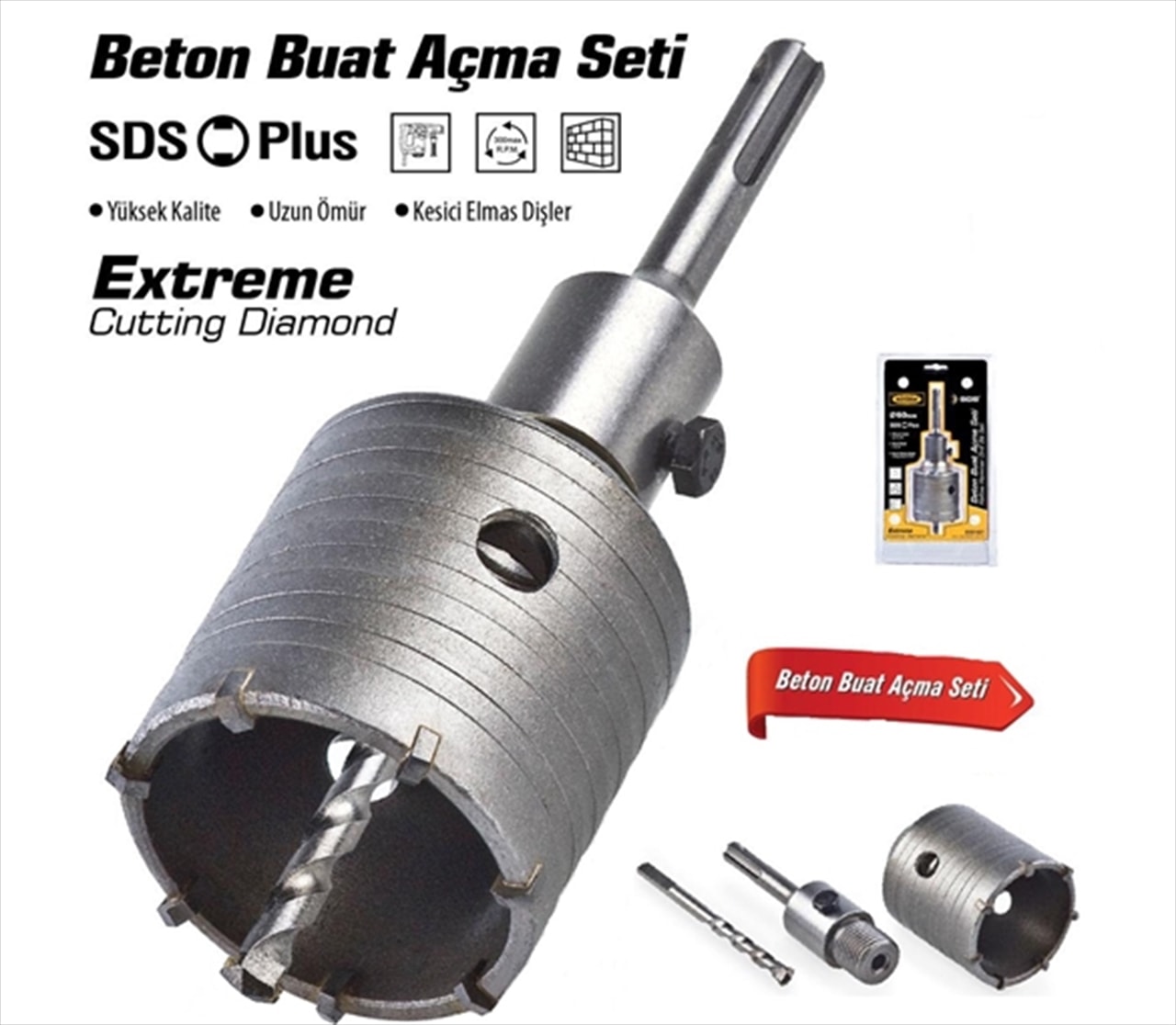 SGS Beton Buat Açma Seti  1421 30Mm