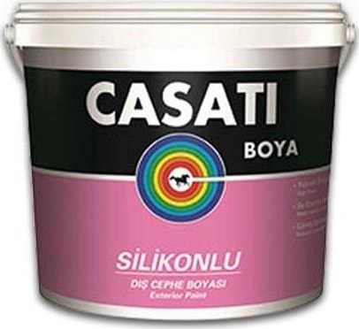 Silikonlu Dış Cephe Boyası 7,5 Litre Beyaz