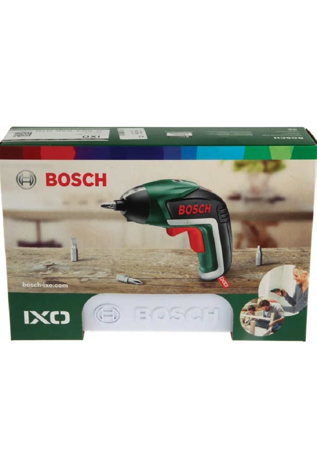 BOSCH Ixo V 3,6 V Akülü Şarjlı Tornavida Saklama Kutulu Şarjlı Matkap + 30 Cm Esnek Uzatma Ucu