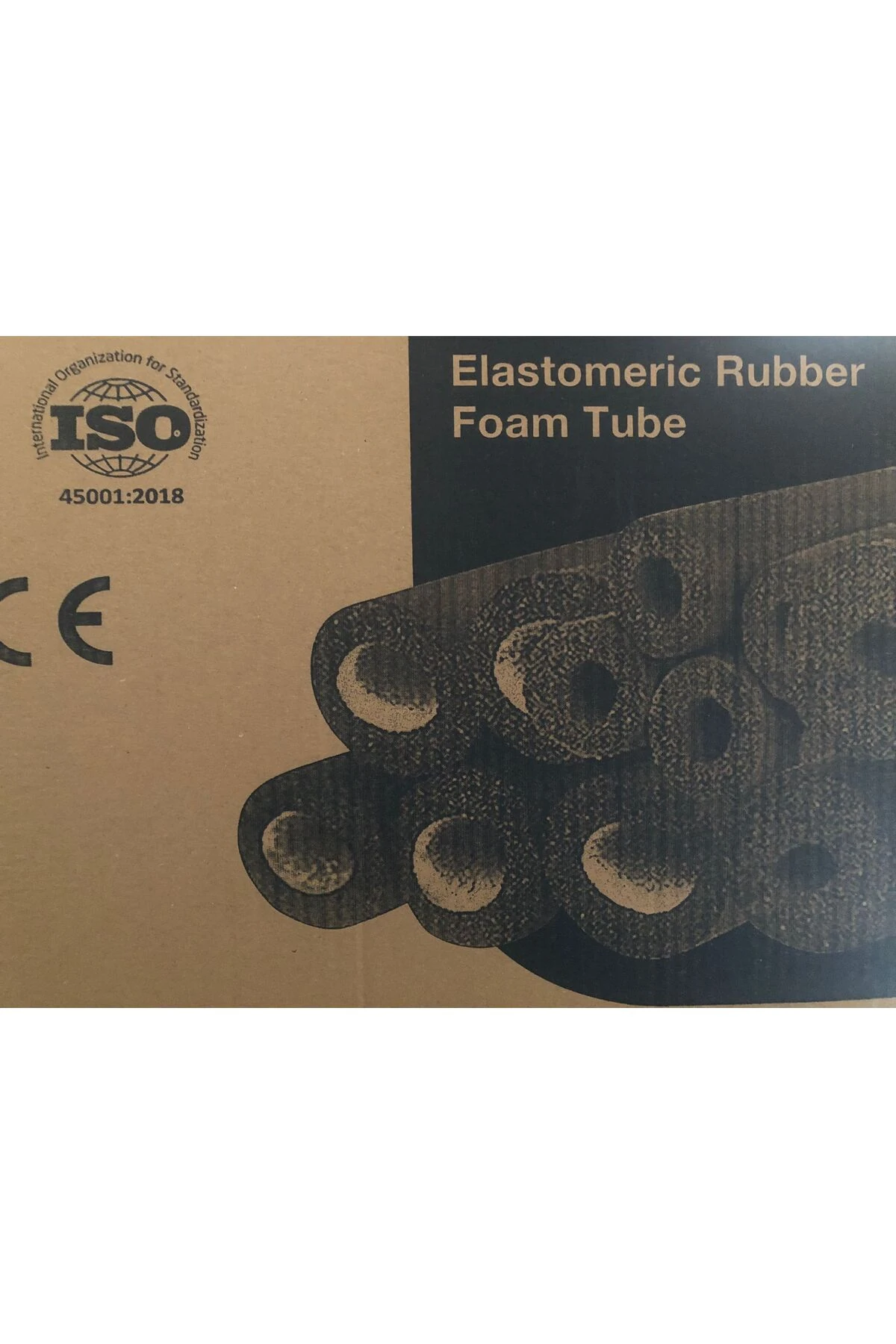 Ses Ve Isı Yalıtımlı Yumuşak Kauçuk Sünger Boru Izolasyonu Boru İç Çapı 28 Mm, Kalınlık 13 Mm