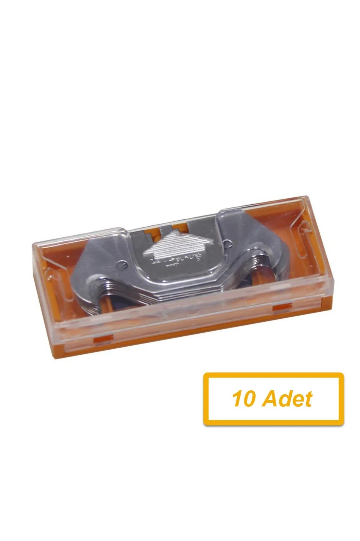 Alüminyum Gövdeli Kanca Uçlu Halı Kesim Bıçağı 10 Ad Kancalı Uç Genel Kullanıma Uygun