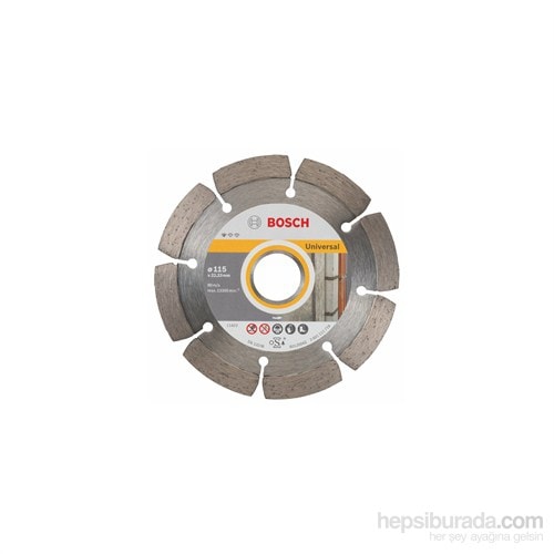 BOSCH - Expert Serisi Tüm Malzemeler İçin Elmas Kesme Diski - 9+1 Set - 115 X 22,23 X 1,6 X 10 Mm