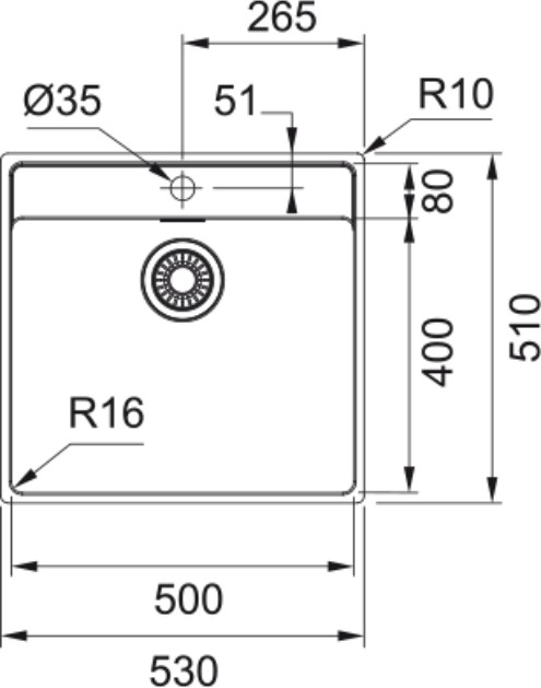 Maris Mrx 210-50 Tazgahüstü Evye