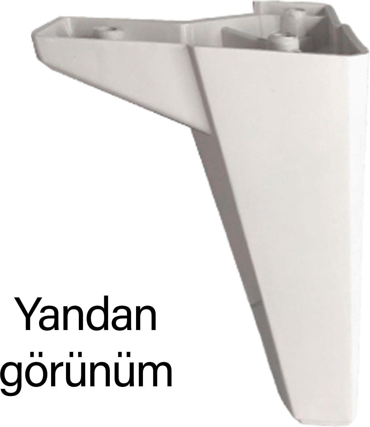 8 Adet Serdivan 15 cm Beyaz Lüx Mobilya Kanepe Sehpa Ünite Koltuk Ayağı Baza Ayak