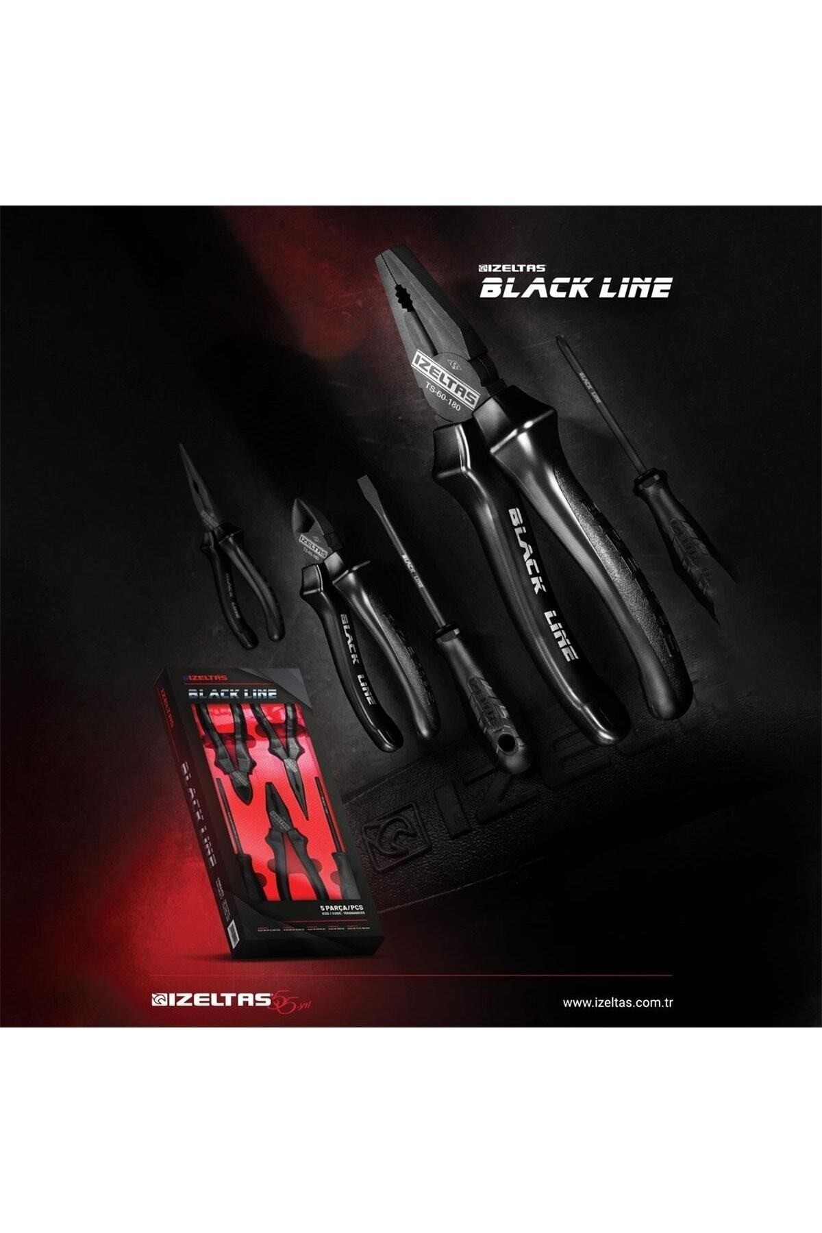 13000005133 Black Line Pense Tornavida Seti 5 Parça