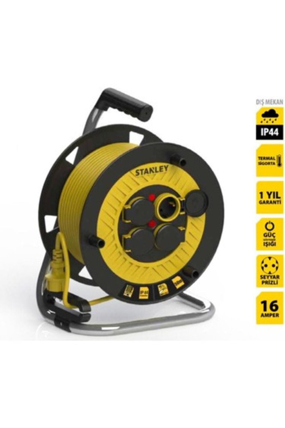 Bakır Kablolu Makara 50 2mt 3x1.5mm