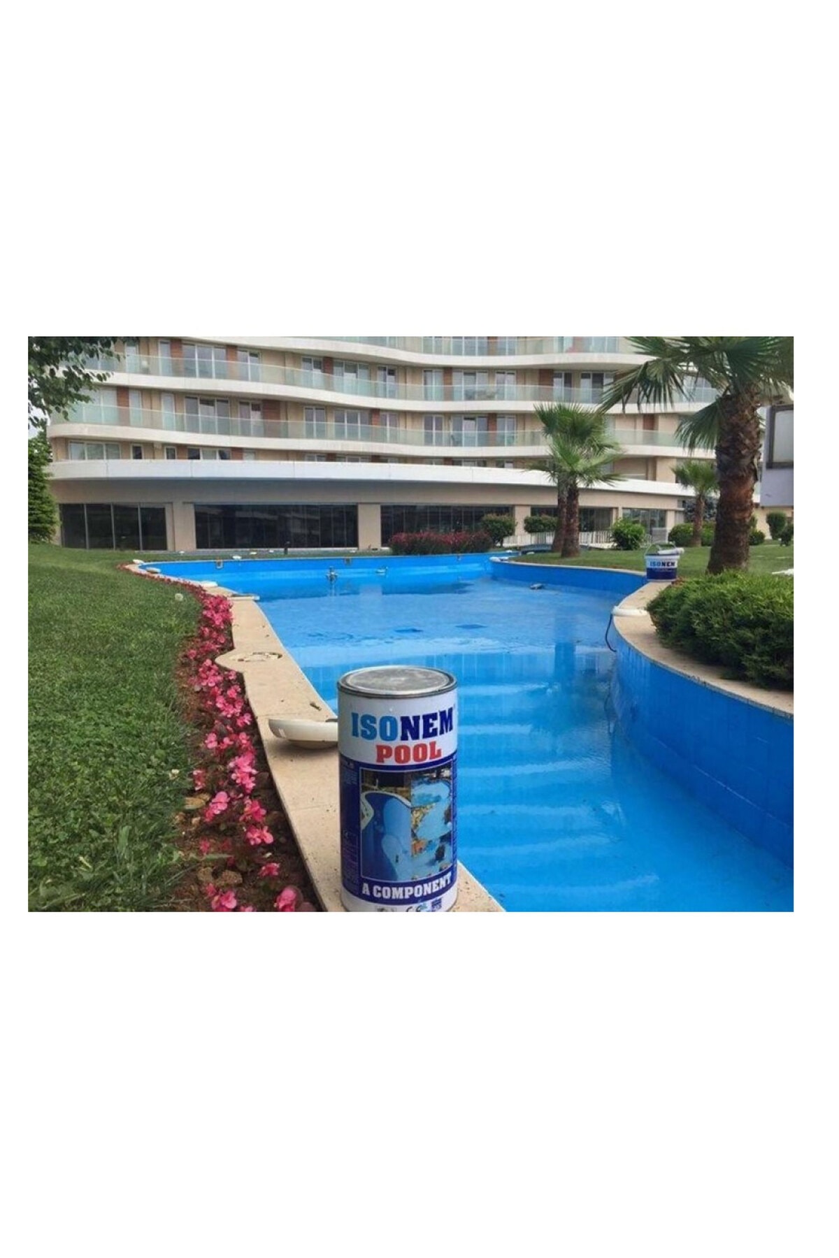 POOL Havuz Boyası Mavi 4,5 Kg Set