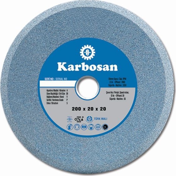 KARBOSAN Testere Taşı 200X10X20 Mm 60 Kum