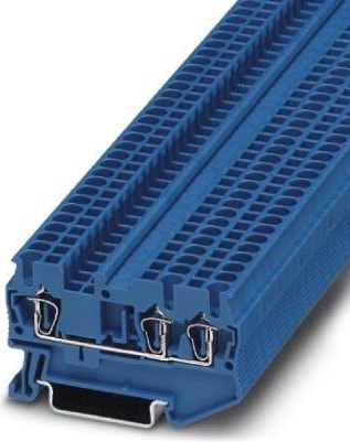 St 2,5-Twın Bu- St Serisi 2,5 mm 1 Giriş 2 Çıkış Yaylı Mavi Klemens- 3031254