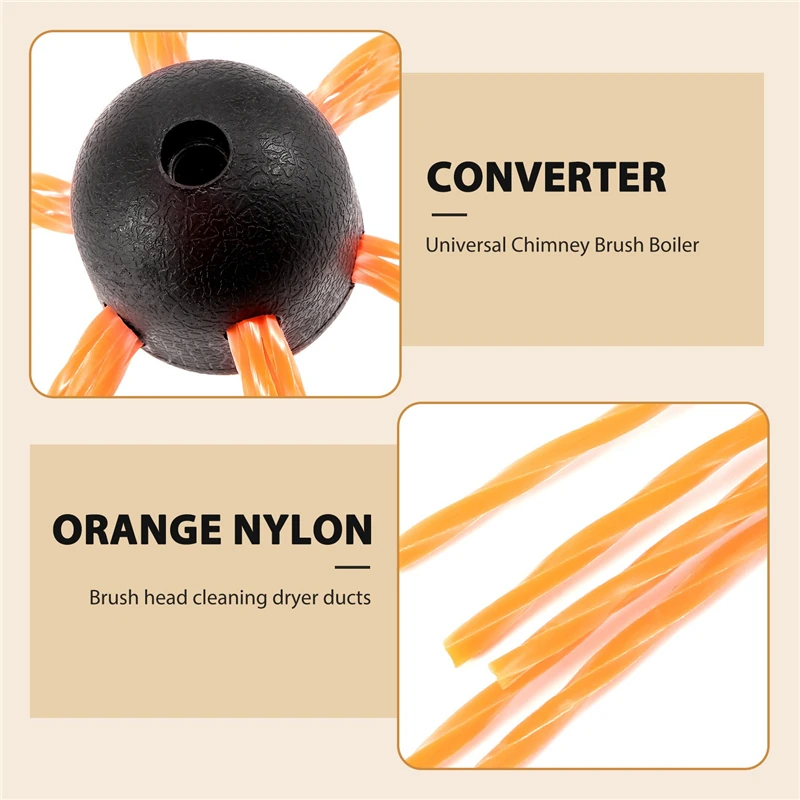 Baca Elektrikli Süpürme Fırçası Temizleme Döner Süpürme Esnek Endüstriyel Baca Kazanı Kurutucu (Yurt Dışından)