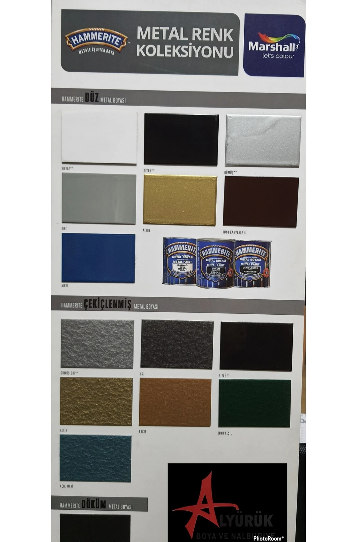 Hammerite Boya ( Direkt Pas Üstüne Sürülen Boya )