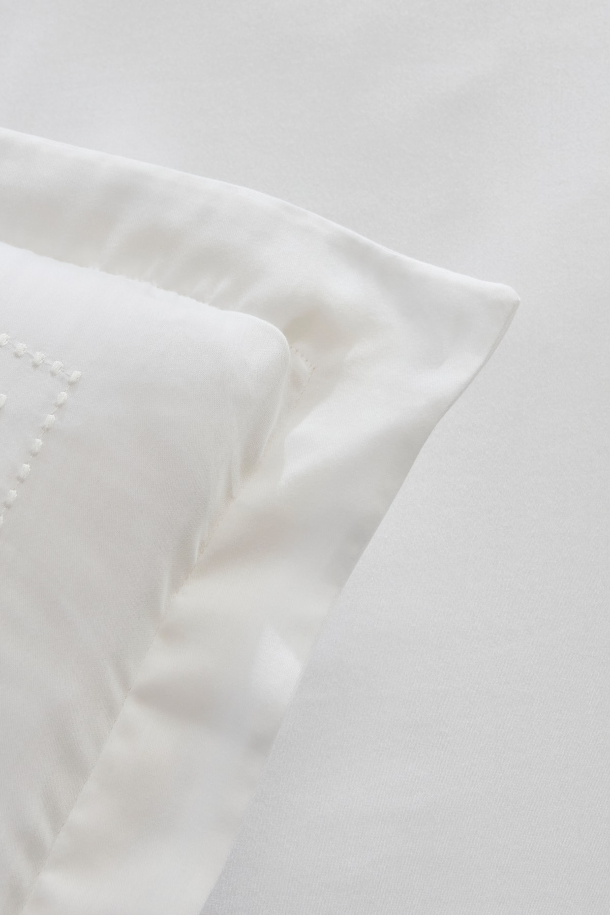 White Collection Felves %100 Pamuk King Size Nevresim Takımı Beyaz