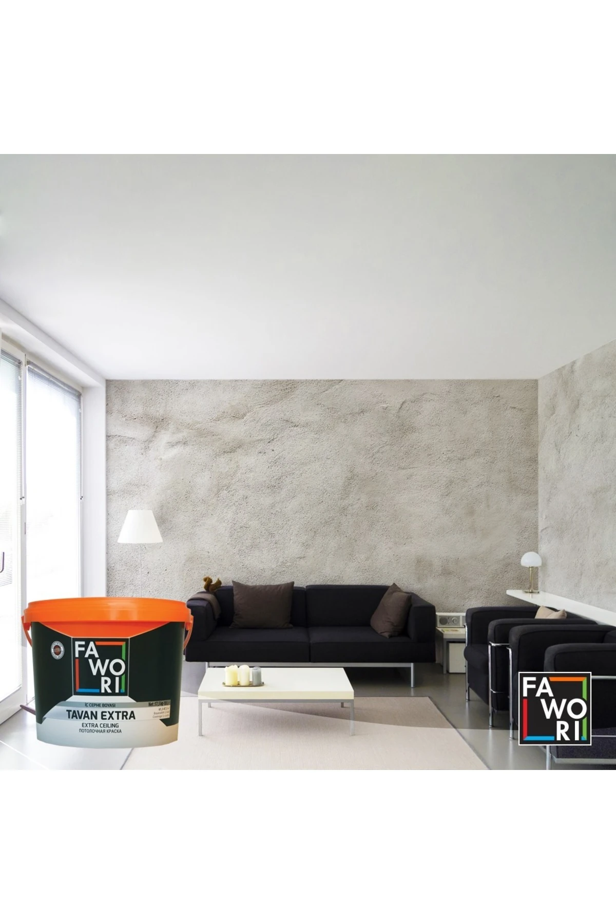 Tavan Extra Mat Beyaz İç Cephe Tavan Boyası