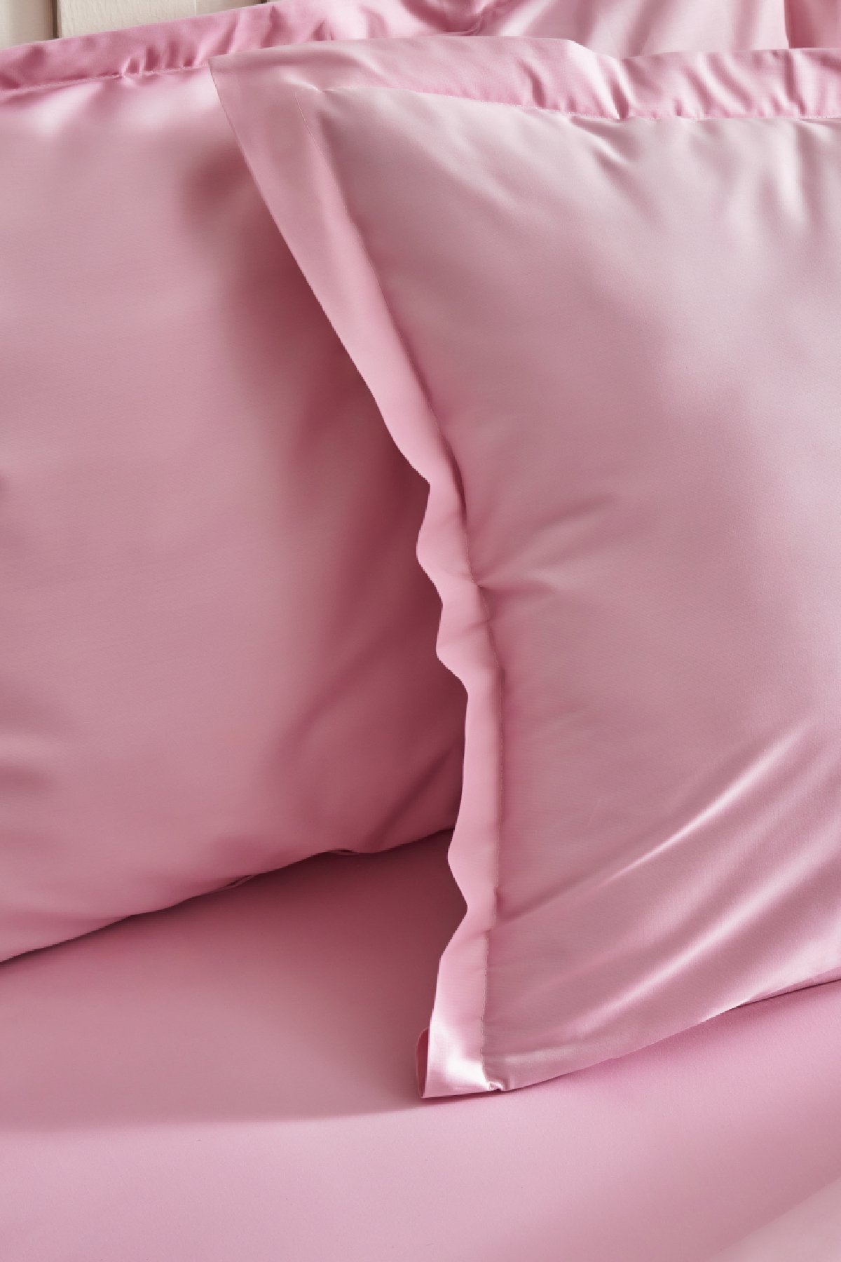 Cool Touch Stripe Çift Kişilik Nevresim Takımı Pembe