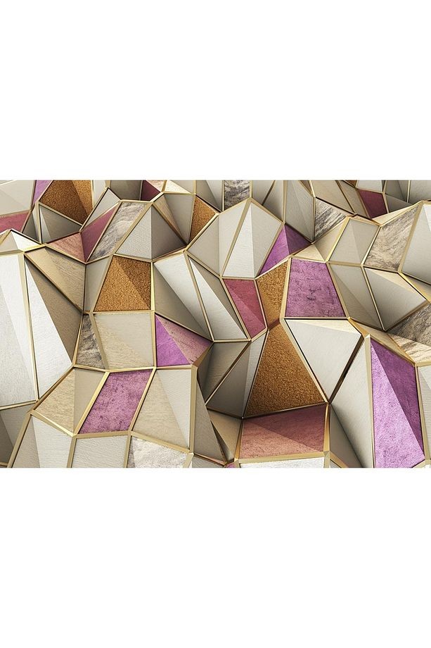 Geometrik Duvar Kağıdı , 3D Geometrik Duvar Kağıdı