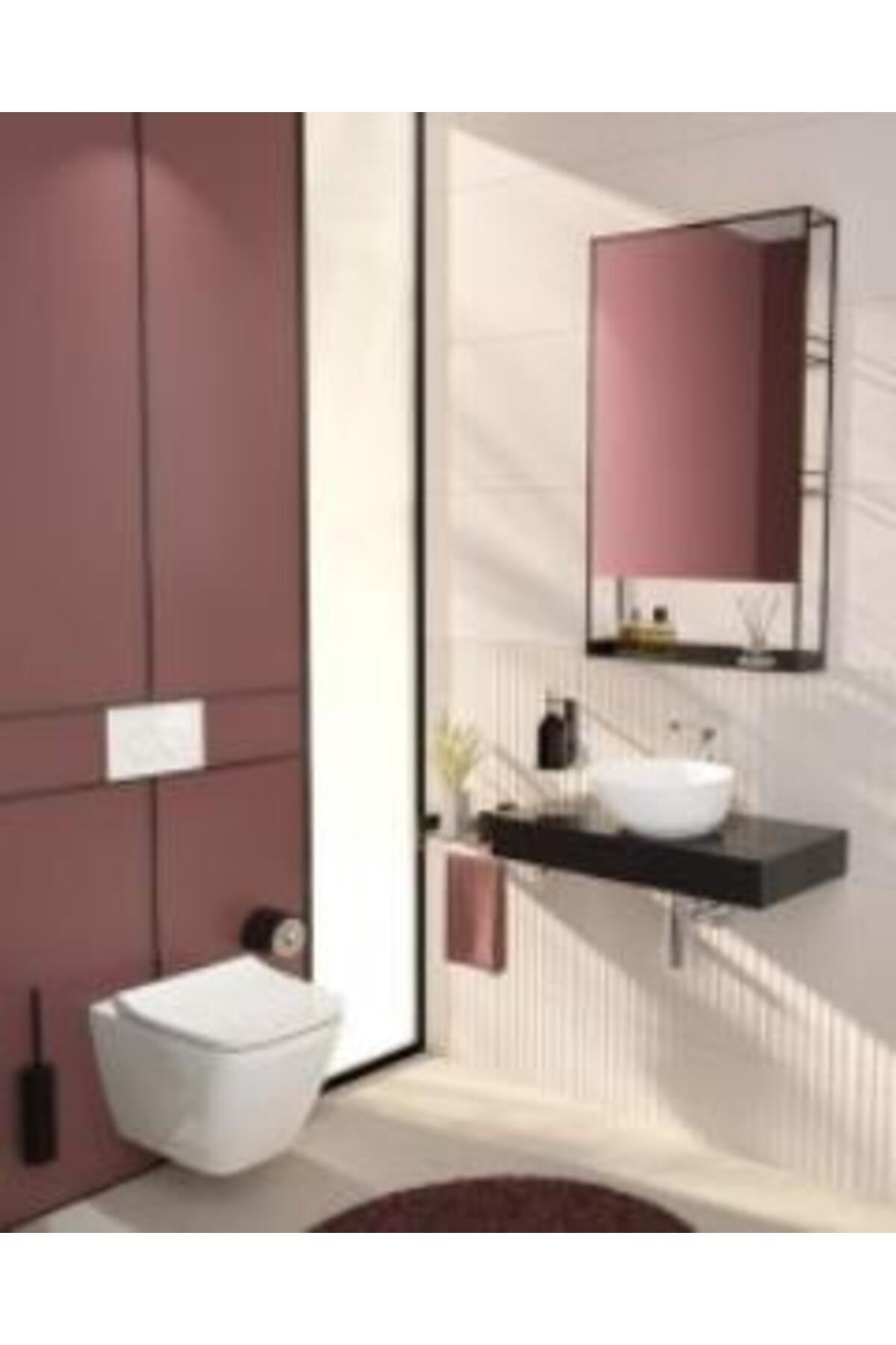 Root Square Temassız Çanak Lavabo Bataryası A47130 Elektrikli - Tek Su Girişli - Krom